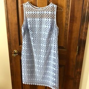 Lauren light blue lace dress
